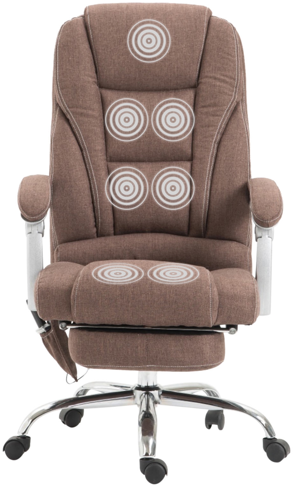 Fauteuil de bureau COMODITY MASSAGE TISSU, Taupe 