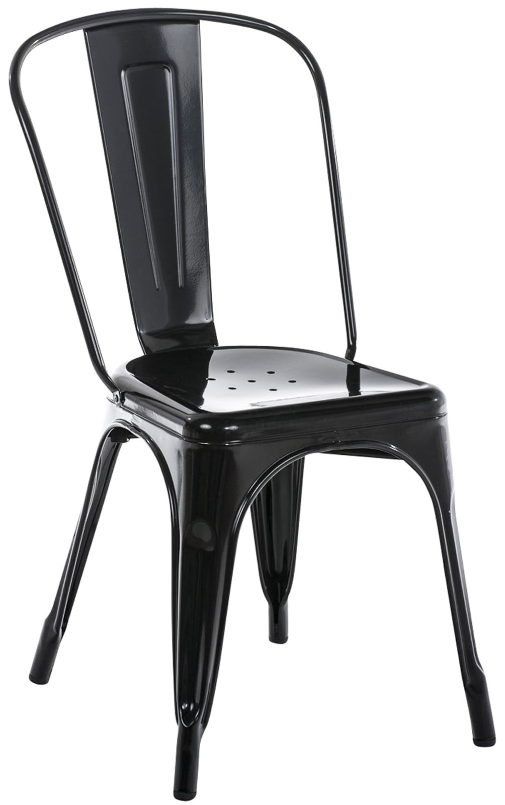 Chaise empilable en métal Benedikt